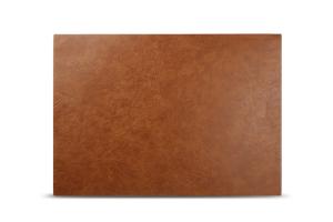 Placemat 43x30cm leather look brown Layer