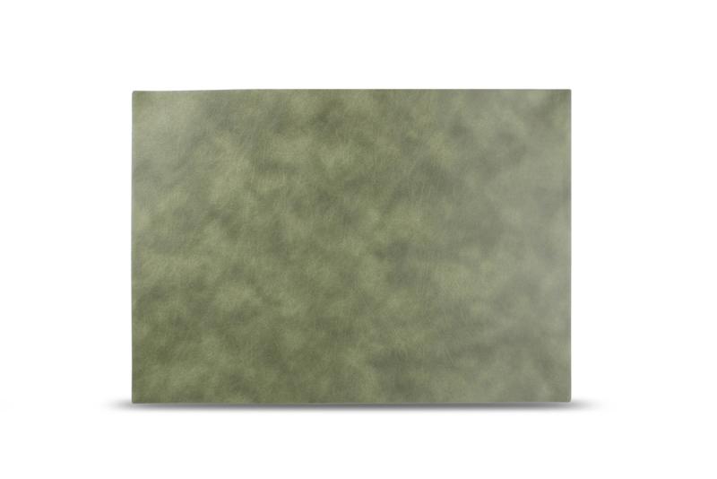Placemat 43x30cm lederlook green Layer