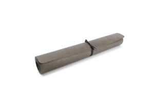 Table runner 135x50cm leather look grey Layer