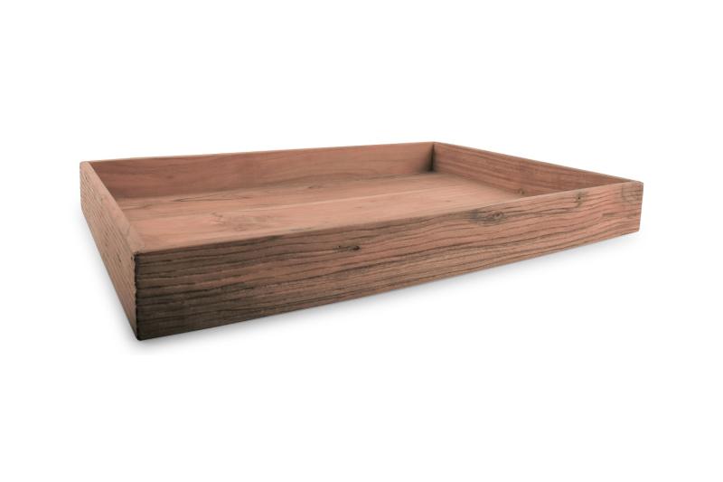 Serving tray 60x40xH6,5cm natural Venna