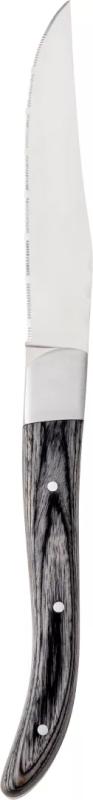 Steak Knife Cantal Pakkawood Silver Grey 2