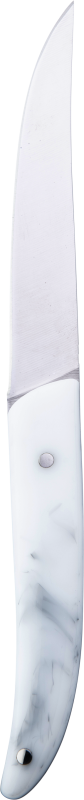 Steak Knife Ornô Marble White