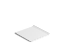 Plate 20x20cm white Verso - Utgående