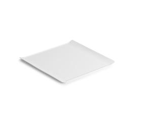 Plate 24x24cm white Verso - Utgående