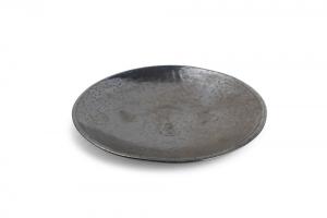 Deep plate 34,5XH5,5cm charcoal Cala