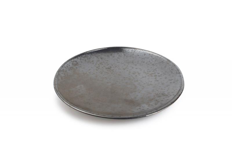 Plate 33cm charcoal Cala