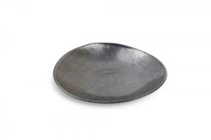 Deep plate 28,5XH6cm charcoal Cala