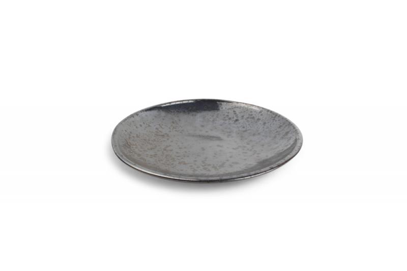 Deep plate 23XH3,5cm charcoal Cala