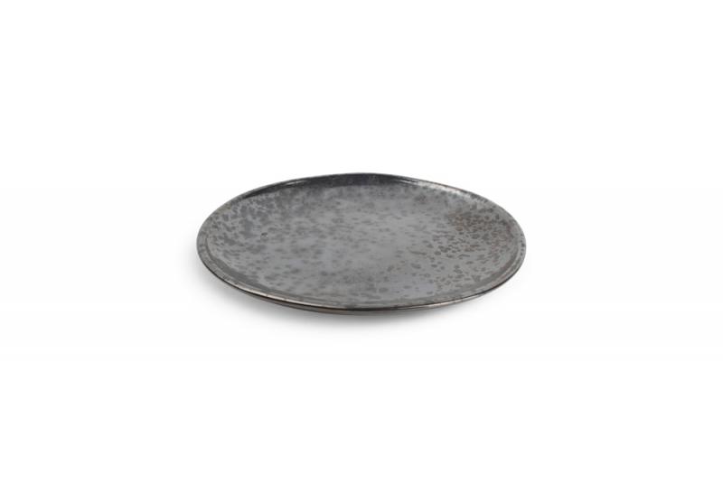 Plate 21,5cm charcoal Cala