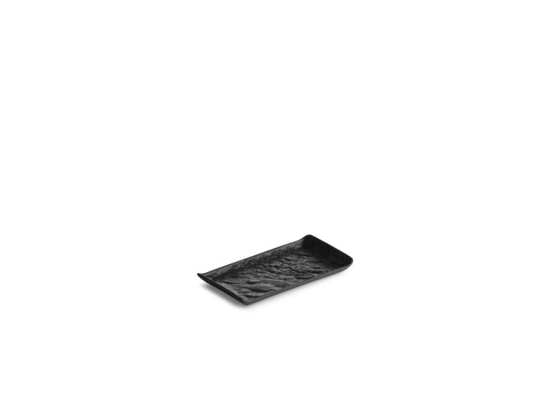 Serving dish 15x8cm black Livelli