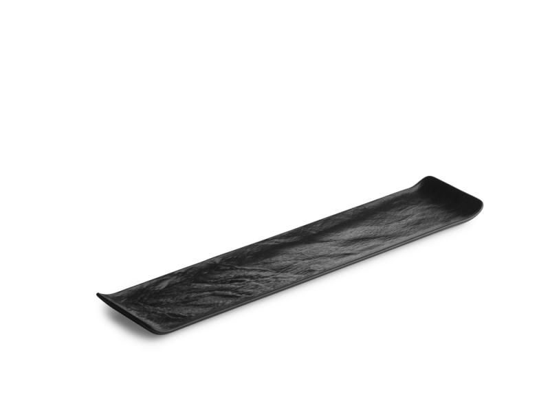 Serving dish 46x10cm black Livelli