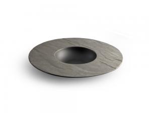Deep plate 28.5/12xH3,5cm black Livelli