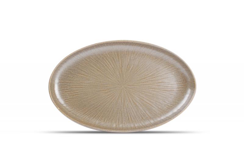 Serving dish 35,5x22cm pearl Concha