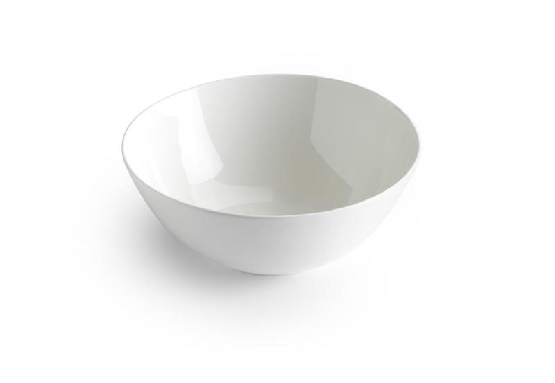 Bowl 16xH6,5cm white Perla
