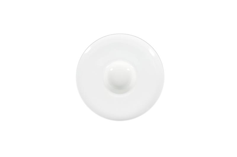 Deep plate 26,5/9,5xH6cm white Perla