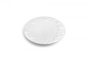 Plate 21cm white Facet