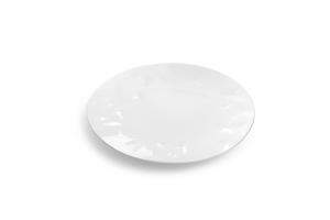 Deep plate 28xH5cm white Facet