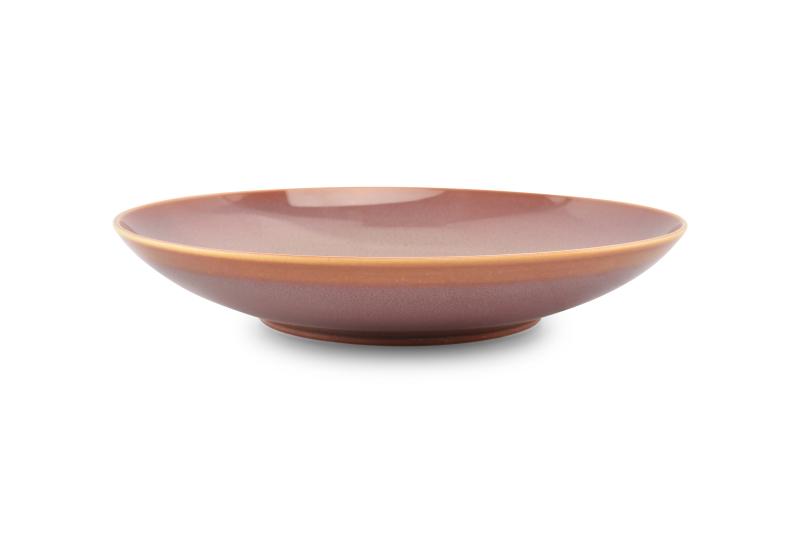 Bowl 30xH5,5cm burgundy Perla