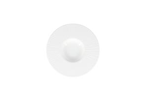 Deep plate 26/11,5xH3,5cm white Filora