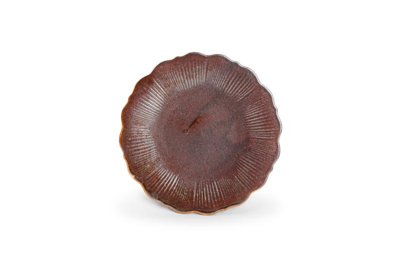 Plate 21,5cm bronze Floret - Utgående