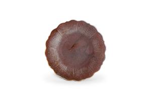 Plate 21,5cm bronze Floret - Utgående
