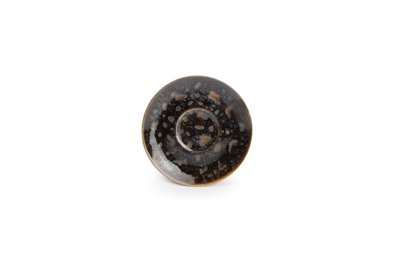Mocha saucer 11,5cm gold flaked Nobile