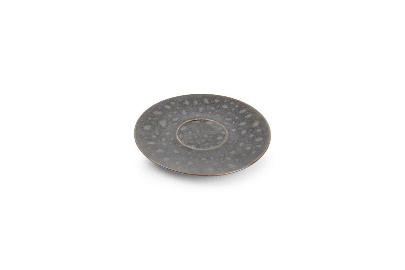 Saucer 14cm gold flaked Nobile