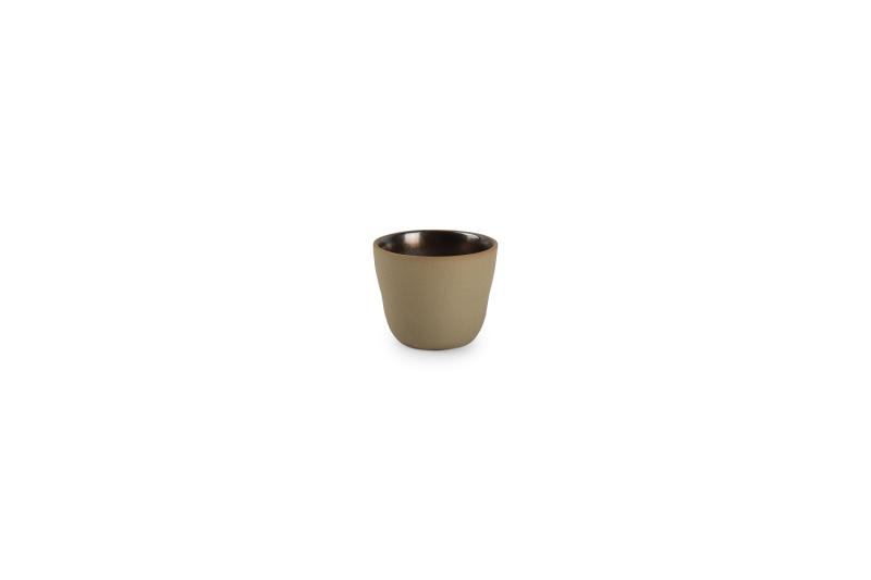 Bowl/Mug 7xH6,5cm golden Ostra