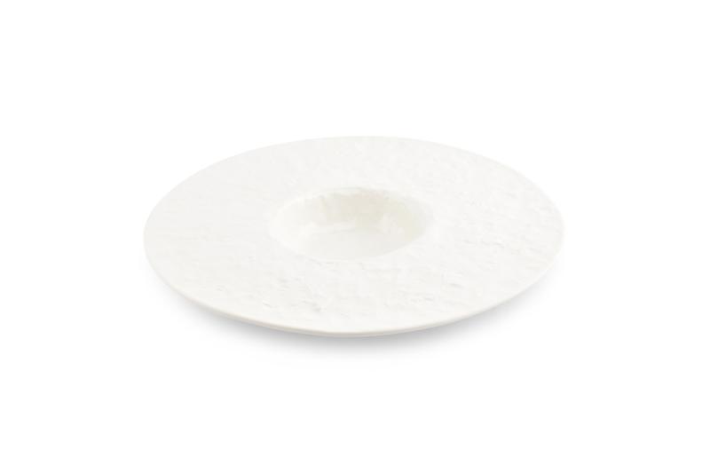 Deep plate 32,5/11,5xH4,5cm white Arte