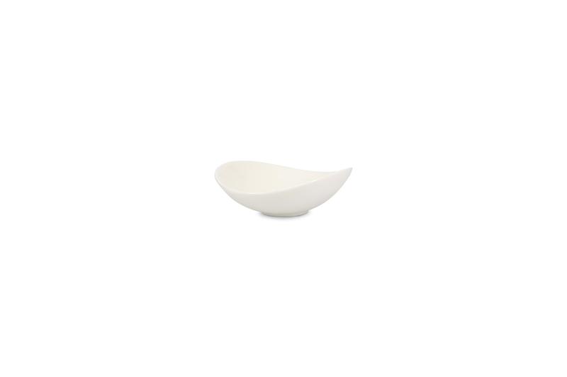 Bowl 11,5x11xH4cm white Contour