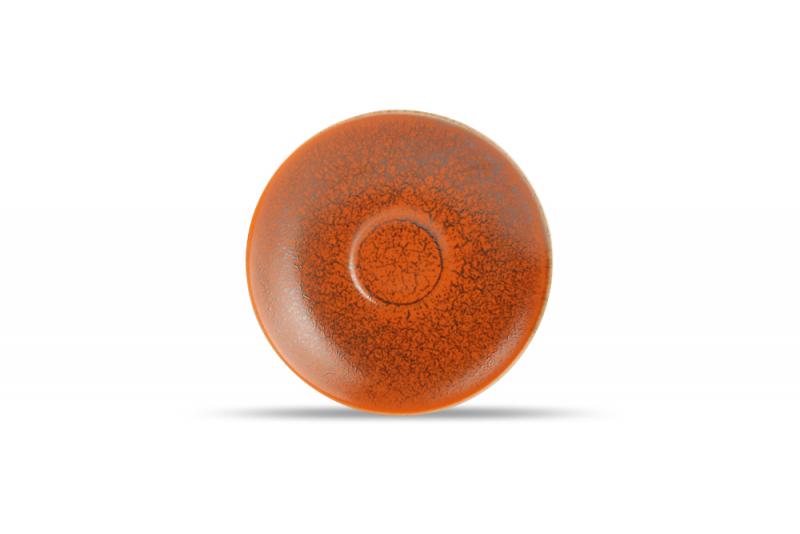 Saucer 16cm orange Ash