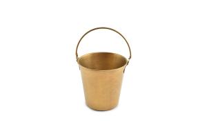 Serving bucket 13,5xH13cm antique gold Serve