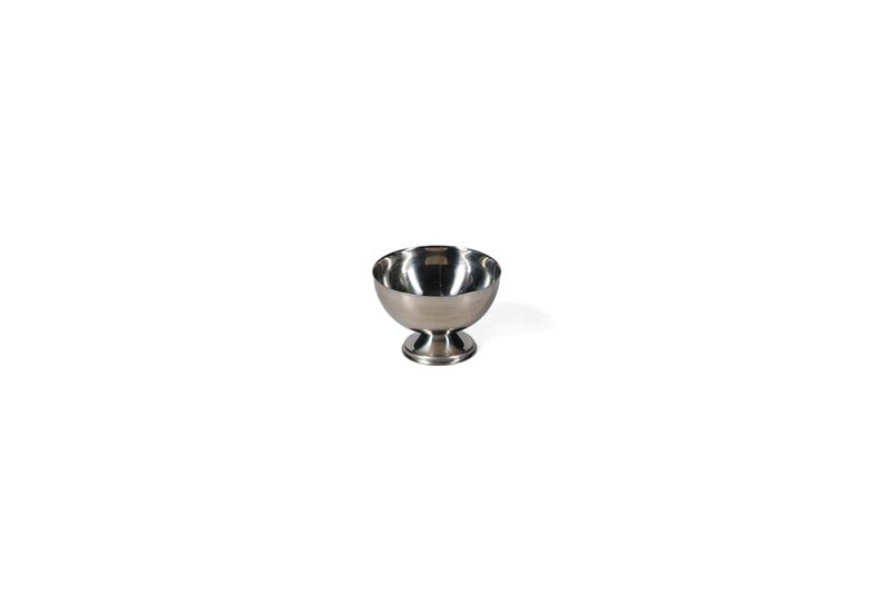 Ice cream cup 10xH7cm silver Serve