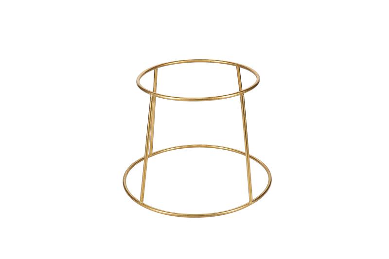Riser 21/27xH20cm antique gold Serve