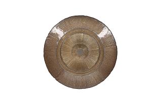Decorative dish 33xH6cm glass soleil Cosmo