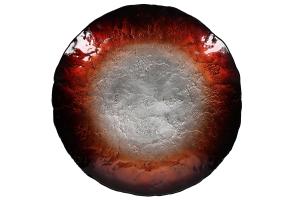 Decorative dish 50xH7cm glass twilight Cosmo