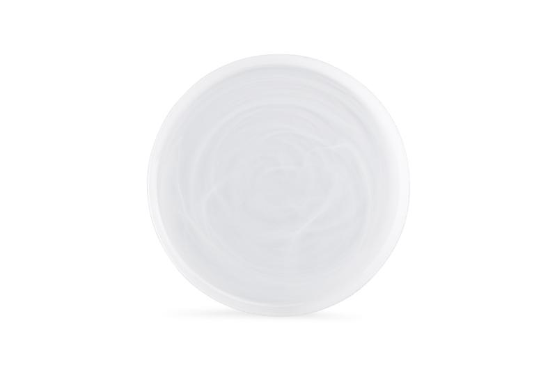 Plate 33cm white Twirl