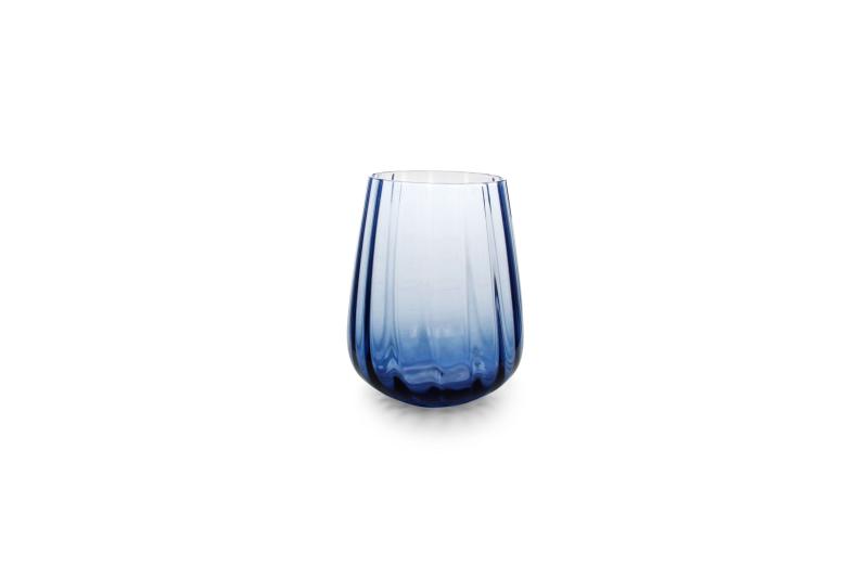 Glass 49cl blue Linea - set/4