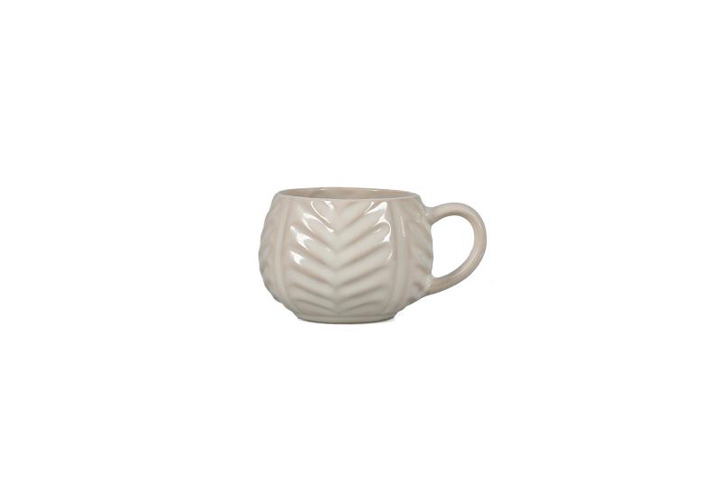 Mug 40cl leaf beige Arto