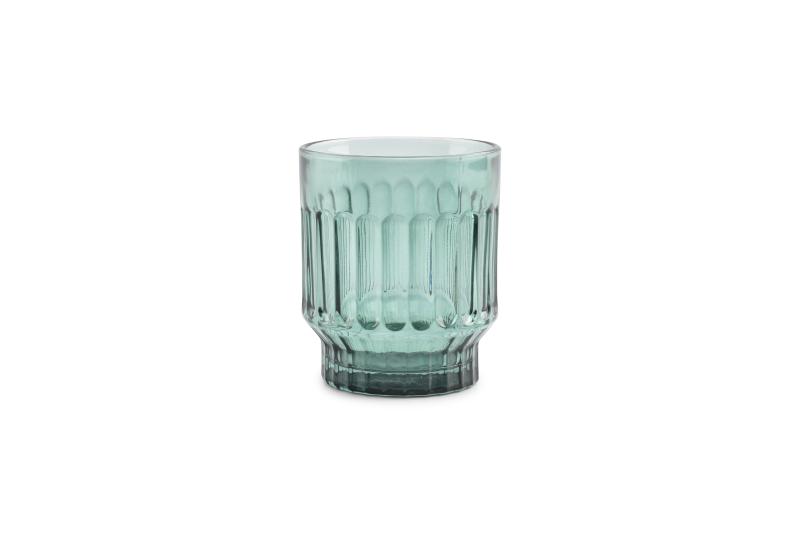 Glass 30cl green Tone