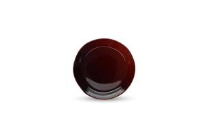 Plate 21cm dark maroon Manon