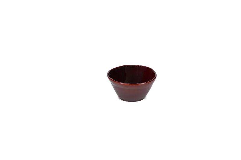 Bowl 14xH7cm dark maroon Manon
