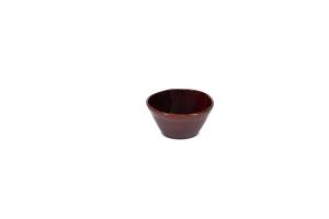 Bowl 14xH7cm dark maroon Manon