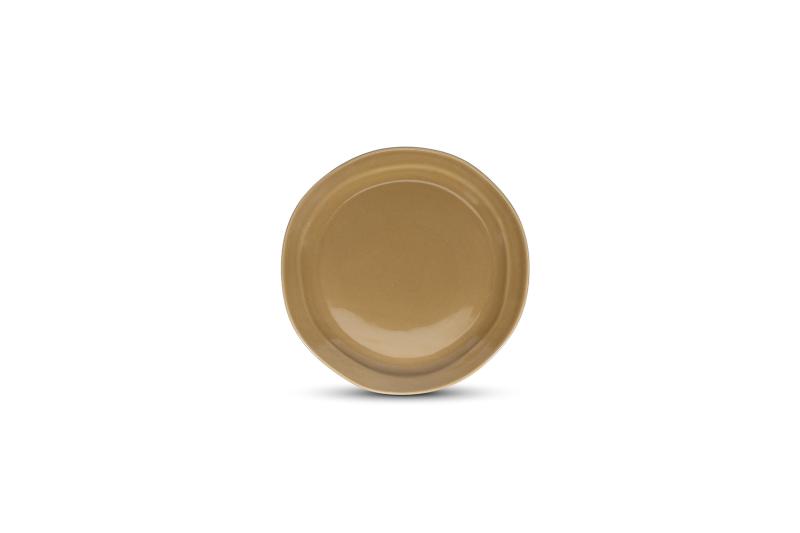 Plate 21cm olive green Manon
