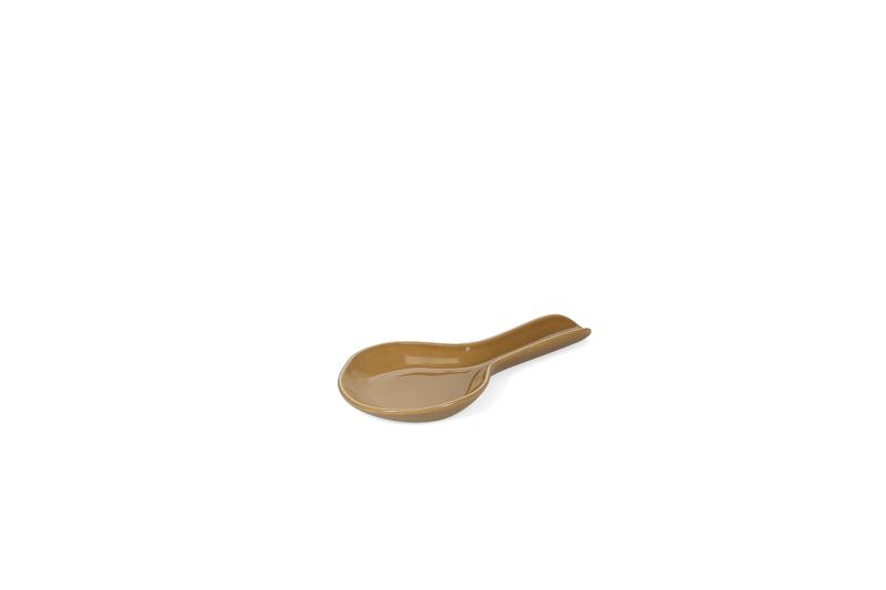 Spoon rest 23,5x12xH2cm olive green Manon