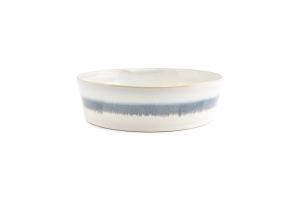 Bowl 23xH6,5cm blue Stripes