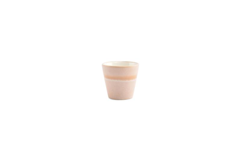 Mocha cup 10cl pink Flow