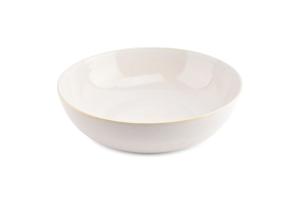 Serving dish 30,5xH9cm beige Solo - Utgående