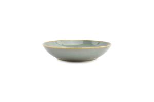 Bowl 21,5xH5cm green/blue Solo - Utgående