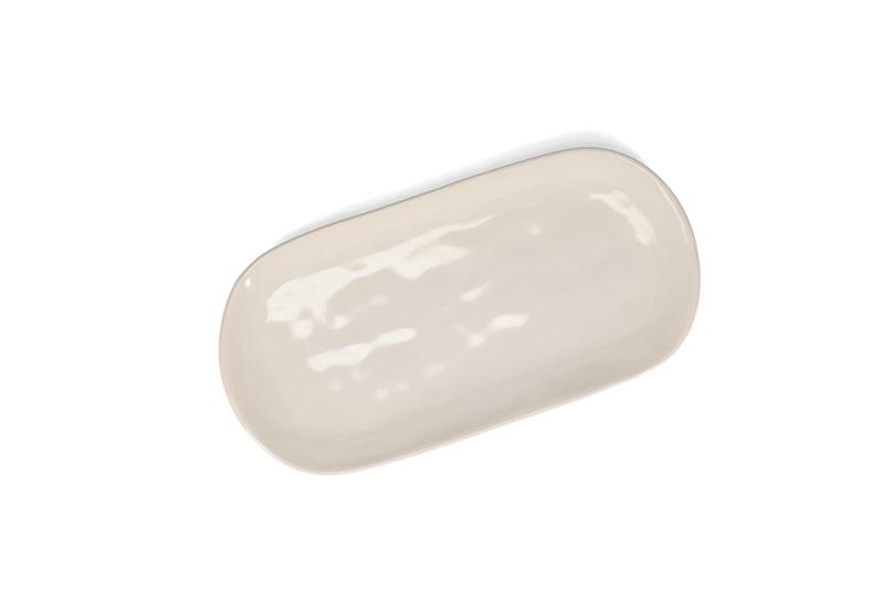 Serving dish 36,5x18cm beige Rocca